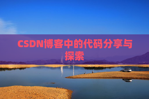 CSDN博客中的代码分享与探索